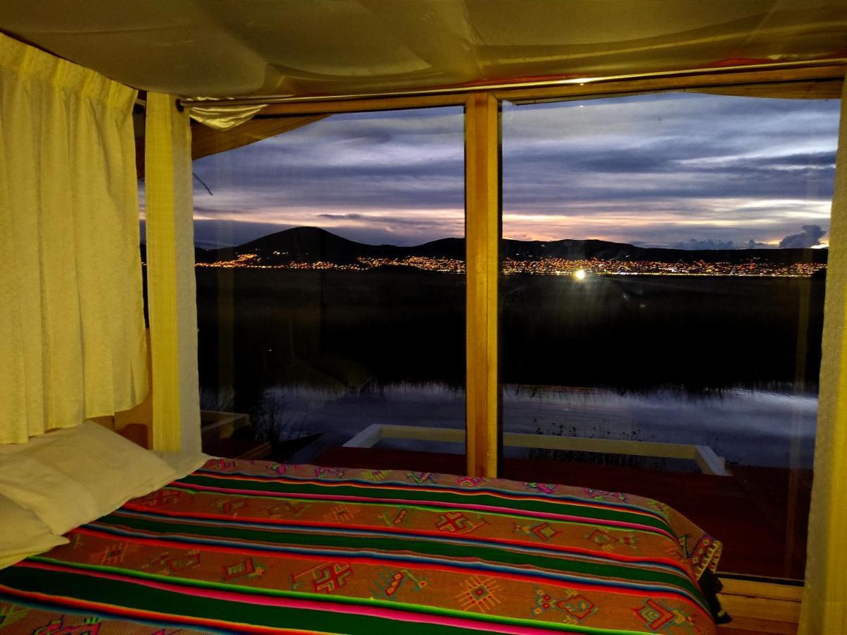 Titicaca Habitacion Panoramica Vista Al Amanecer Villa Puno Ngoại thất bức ảnh