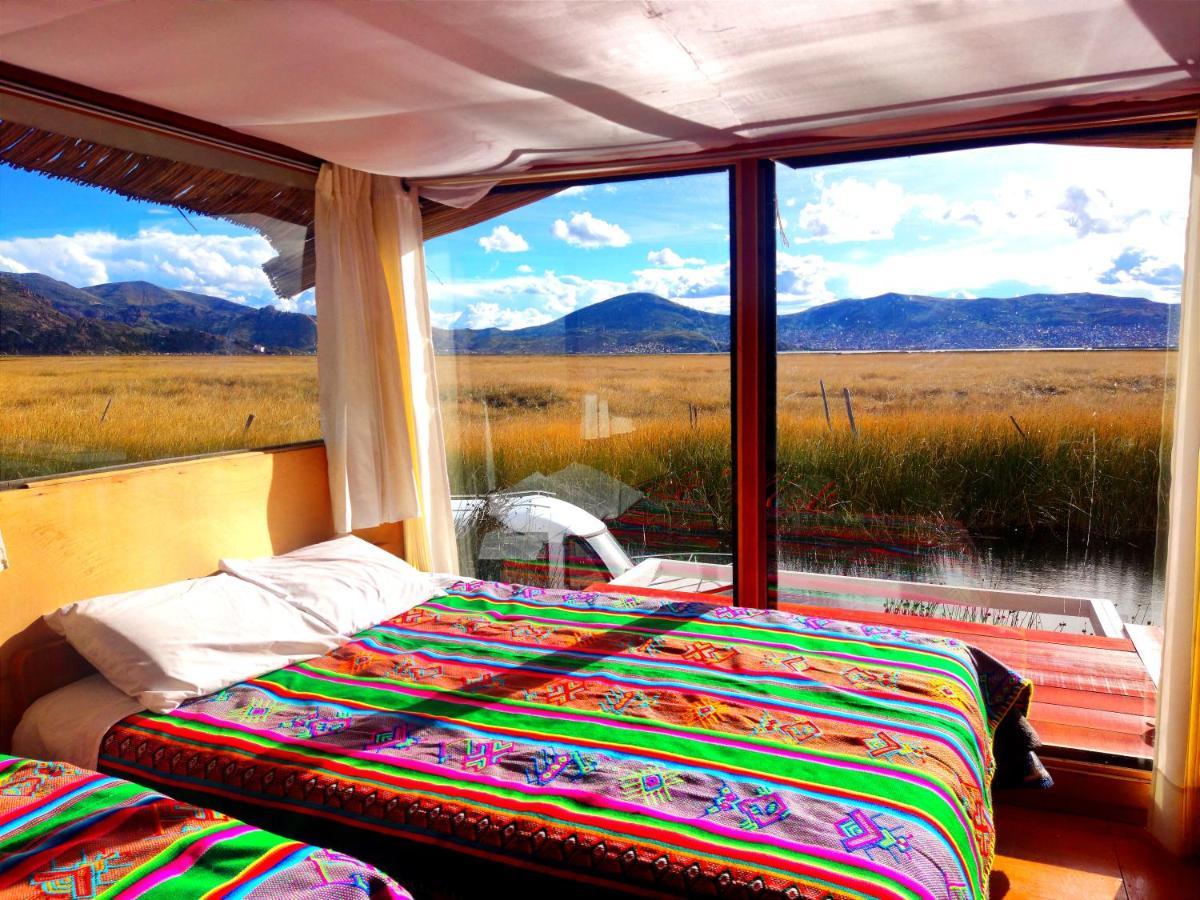 Titicaca Habitacion Panoramica Vista Al Amanecer Villa Puno Ngoại thất bức ảnh