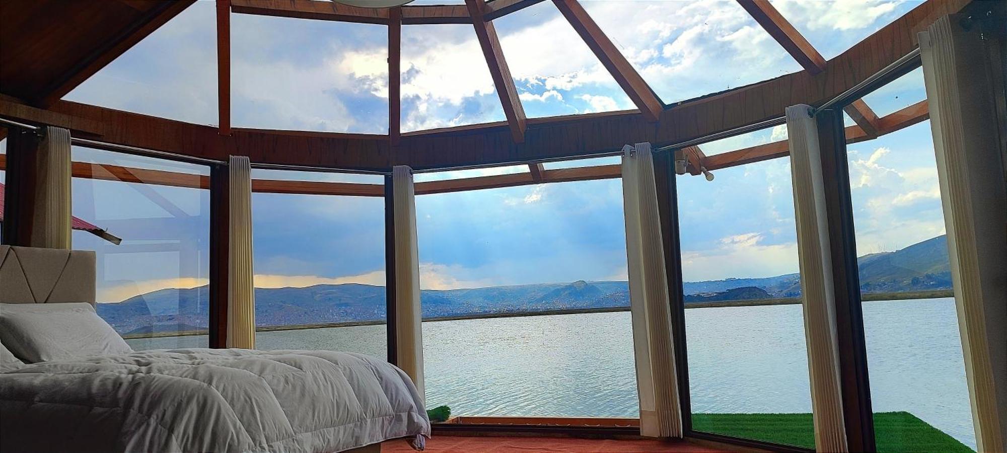 Titicaca Habitacion Panoramica Vista Al Amanecer Villa Puno Ngoại thất bức ảnh