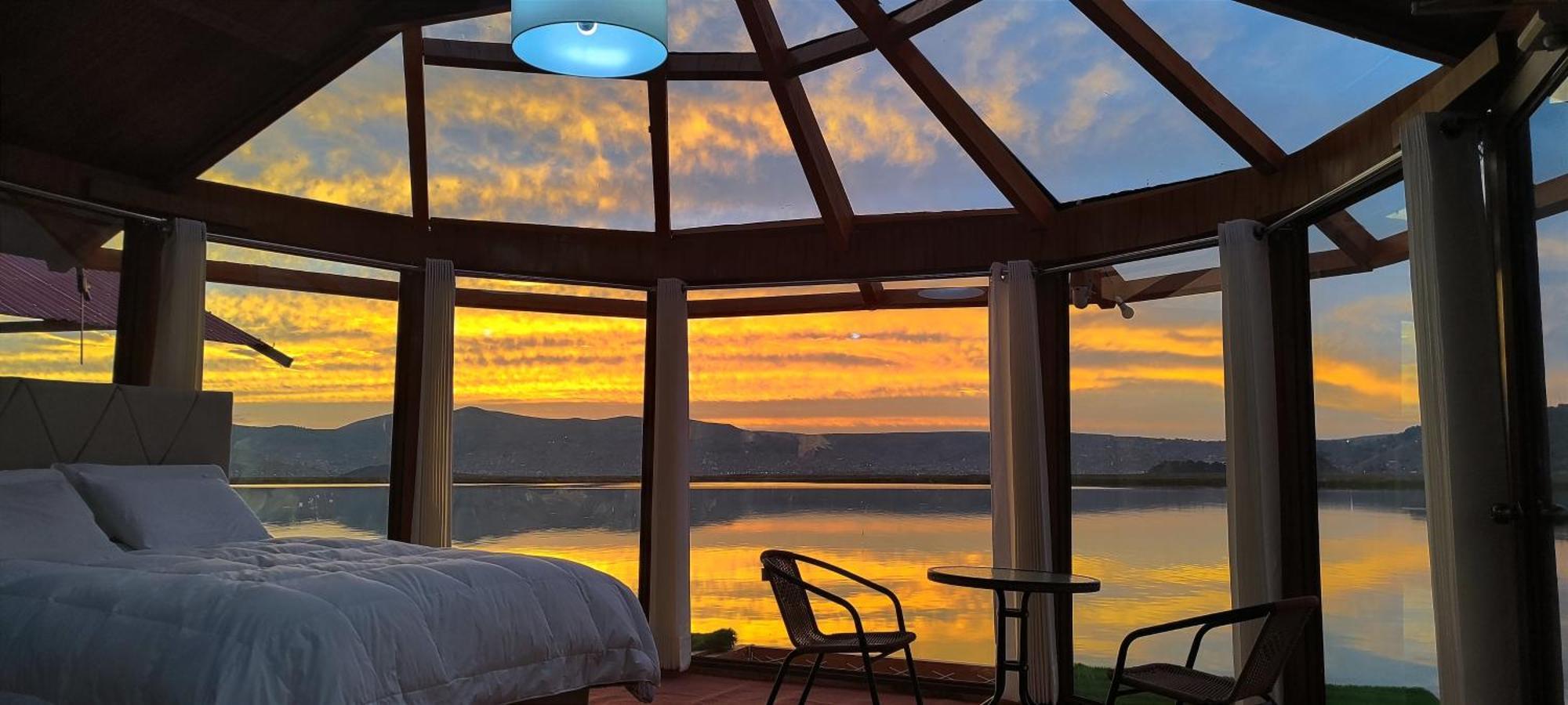 Titicaca Habitacion Panoramica Vista Al Amanecer Villa Puno Ngoại thất bức ảnh